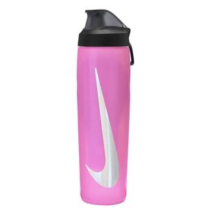 Пляшка для води з кришкою Nike REFUEL BOTTLE LOCKING LID 710 мл рожевий, чорний, сріблястий